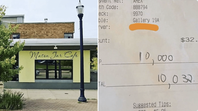 Linsey Boyd Michigan waitress fired after $10,000 tip on $32 bill